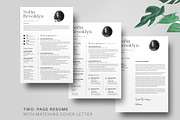 Resume Template, ATS Resume, Canva, a Resume Template by Niofix (Thumbnail 5 of 7)