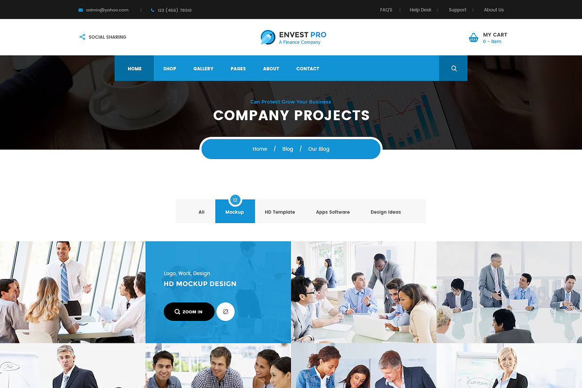 Envest Pro - Multipurpose Theme, a WordPress Template by DigitalCenturySF (Photo 16 of 18)