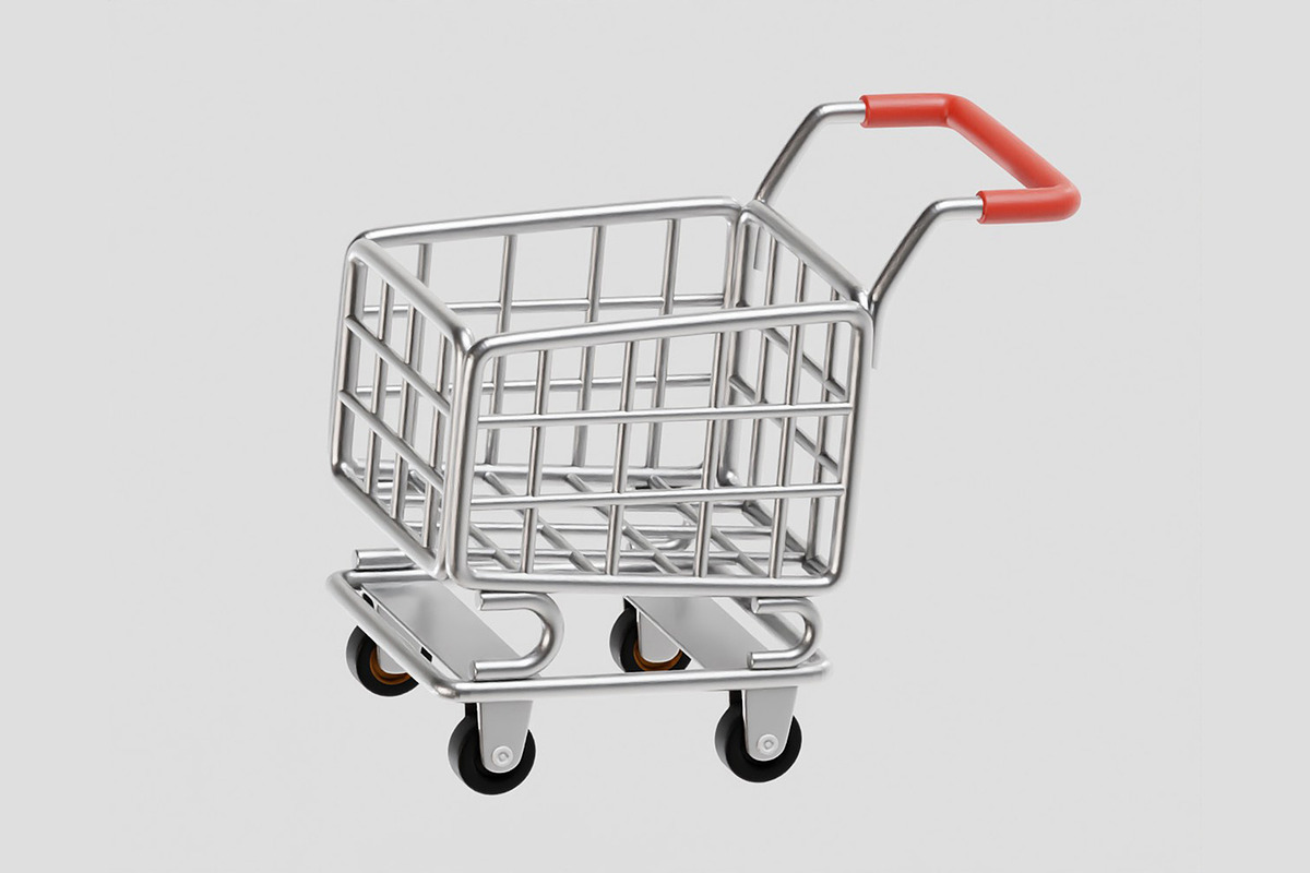 Shopping Cart, an Object 3D Model by fahad121 (Photo 2 of 8)