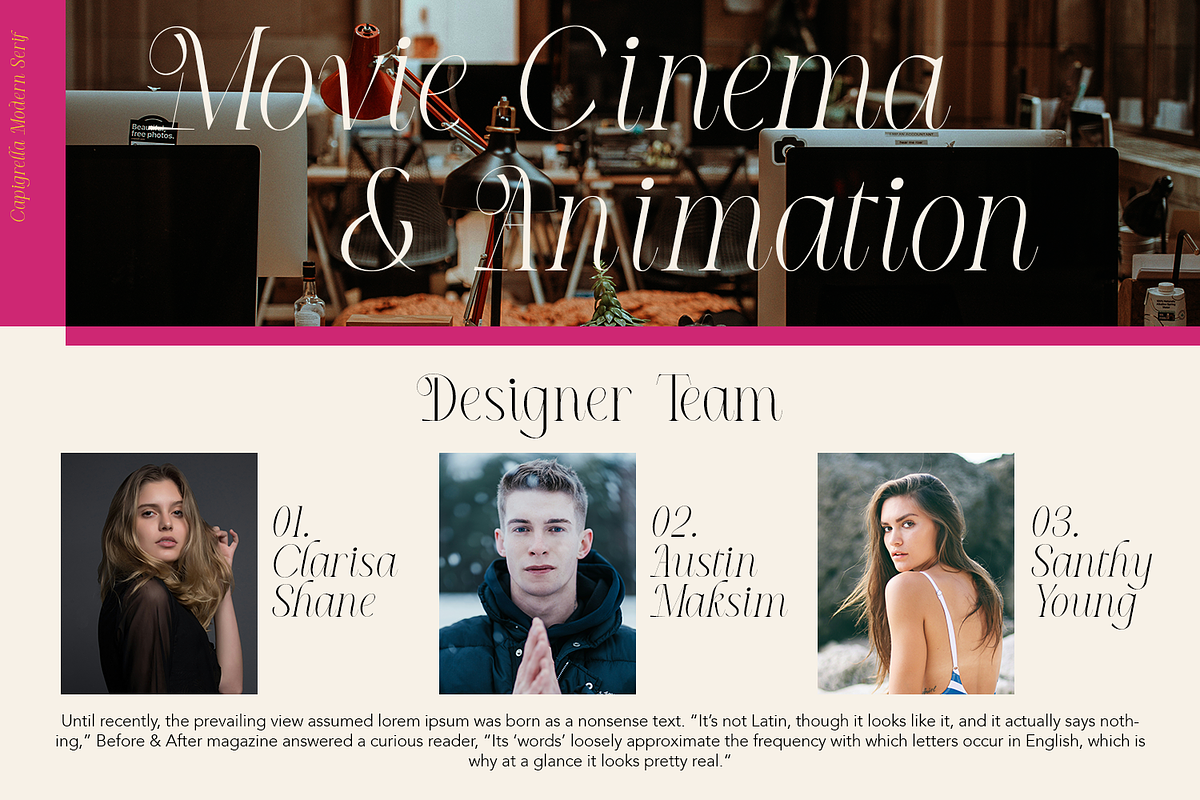 Capigrella Font, a Serif Font by TypeClassHeroes (Photo 3 of 15)