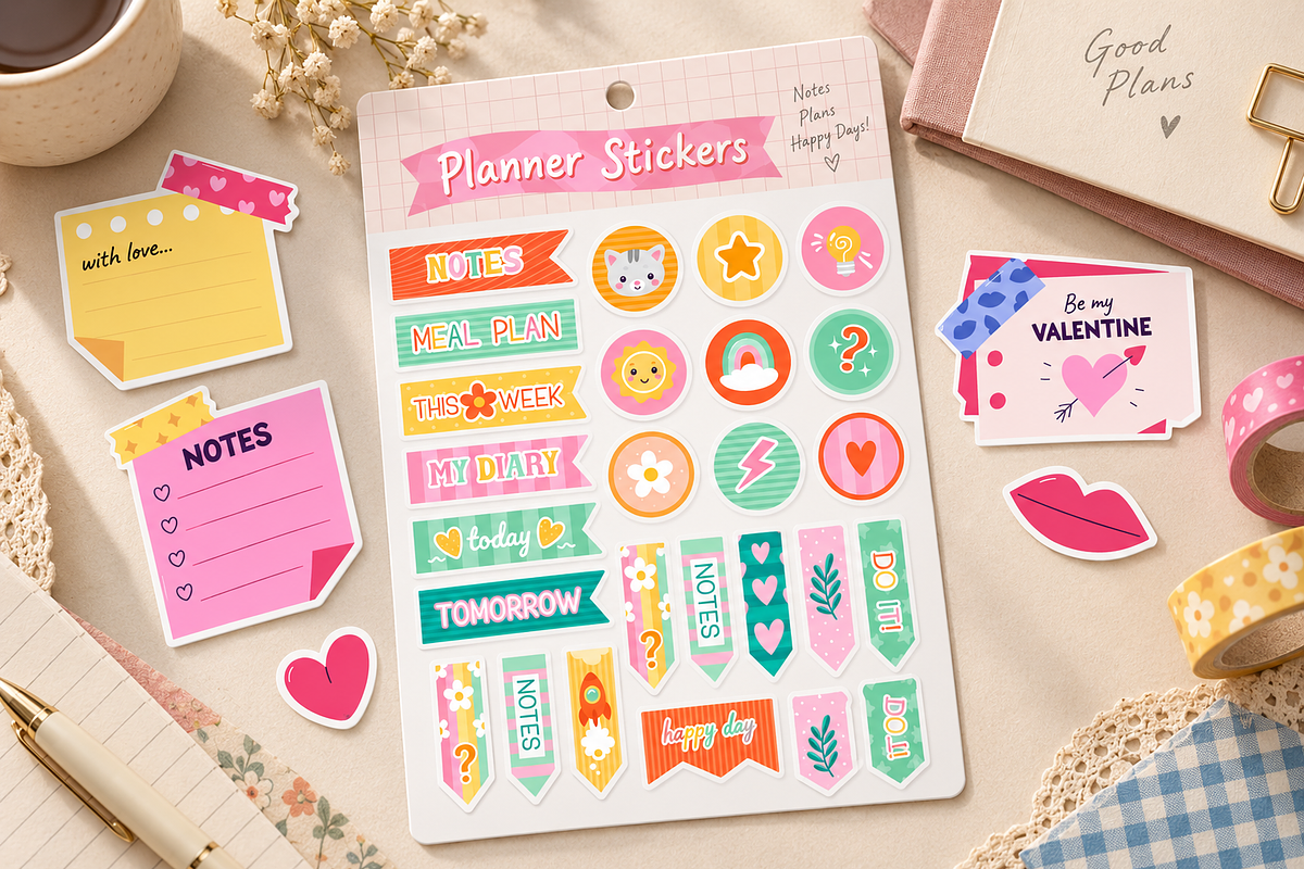 Cute Notes & Planner Illustrations, an Education Illustration by Anna Studio (Photo 2 of 11)
