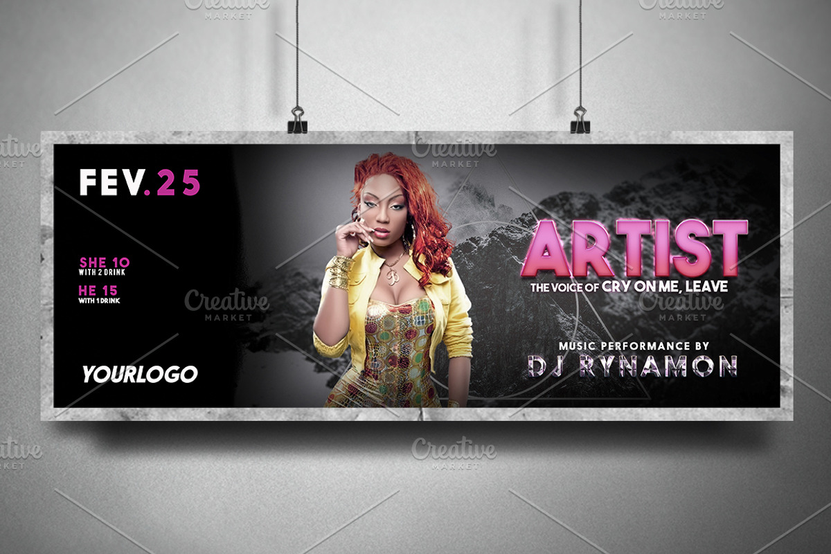 Flyer Club, a Flyer Template by lawless graphic