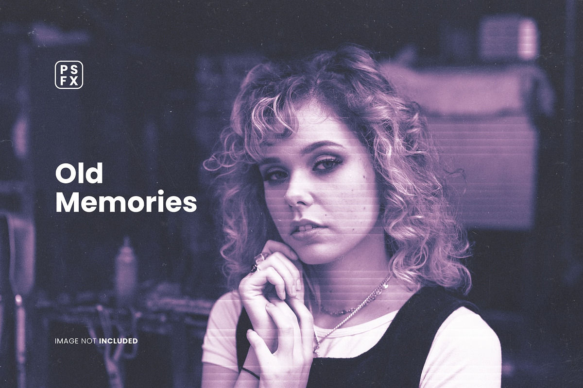 Old Memories Photo Effect, a Layer Style Add-On by WudelMbois Studio (Photo 1 of 3)
