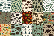 35 Retro Camping patterns, a Pattern Graphic by DGIM studio (Thumbnail 3 of 6)