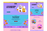 7 Sass Landing Page UI KIT, an UI Kit Template by ArtGalaxy (Thumbnail 2 of 4)