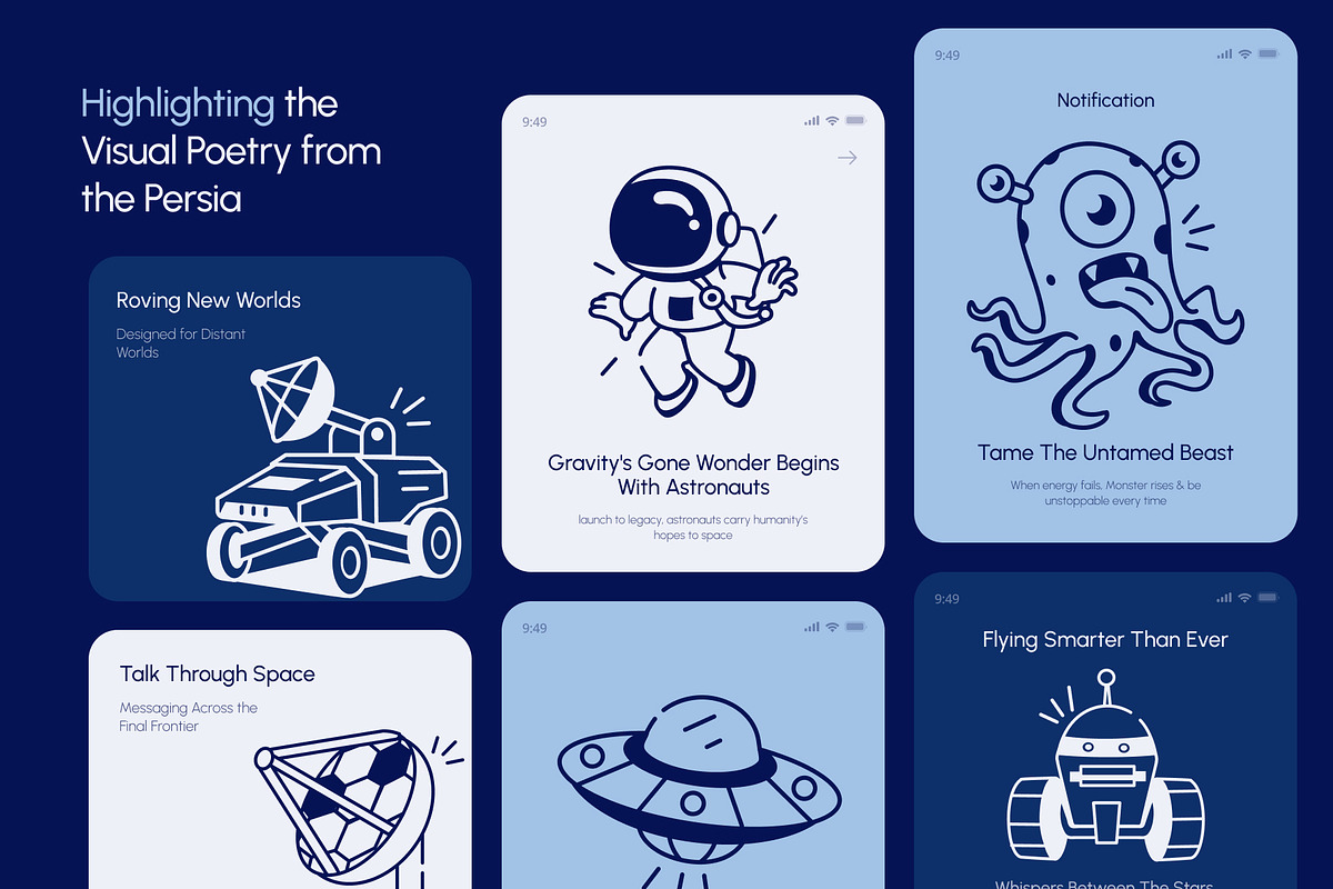 Space Drawing Art, an Outline Icon by Vectors Market (Photo 4 of 8)