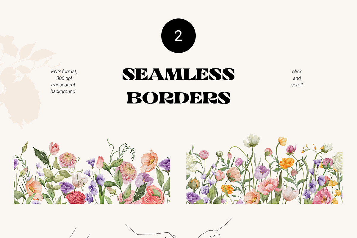 SPRING watercolor floral set, a Decorative Illustration by Yuliia Lashevska (Photo 14 of 14)