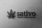Sativo Cannabis Hemp Marijuana Logo, a Branding & Logo Template by Tovarkovdesign (Thumbnail 3 of 6)