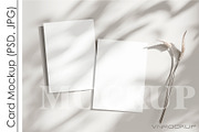 Card Mockup PSD JPG, a Print Template by VNmockup (Thumbnail 1 of 4)