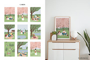 Summer picnic clipart | svg, png, ai, a Person Illustration by LyubovZaytseva (Thumbnail 6 of 14)