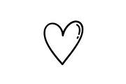 Hand Drawn Heart Doodle Vector Bundl, an Illustration by Creativeshirt (Thumbnail 22 of 48)
