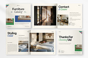 Japandi Interior Square Brochure, a Brochure Template by trabaskriya (Thumbnail 5 of 6)