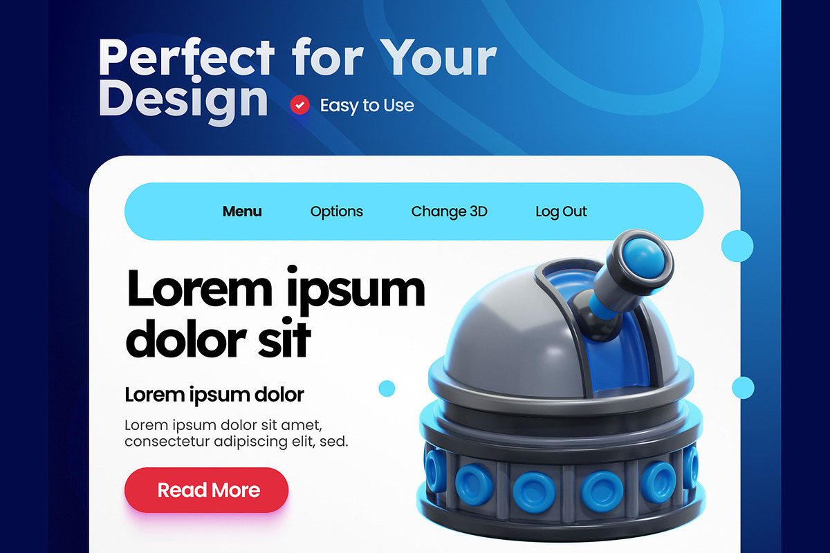 Space Stuff 3D Icons, an Object 3D Model by Rakata Studio (Photo 4 of 7)