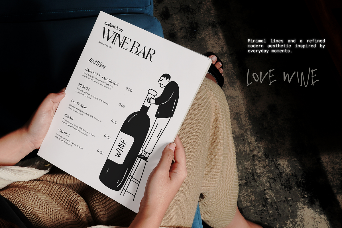 Lové Wine: Fun Drink People, a Food Illustration by Veyla (Photo 11 of 17)