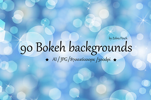 90 Bokeh backgrounds