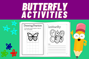 Butterfly Life Cycle Crafts Pages, a Templates & Theme by Premium Digital Templates (Thumbnail 2 of 3)
