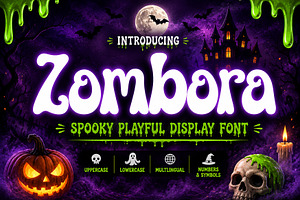 Zombora, a Slab Serif Font by Wow Magic