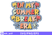 In My Summer Break Era SVG PNG, a Seasonal Illustration by mh_arif (Thumbnail 1 of 4)