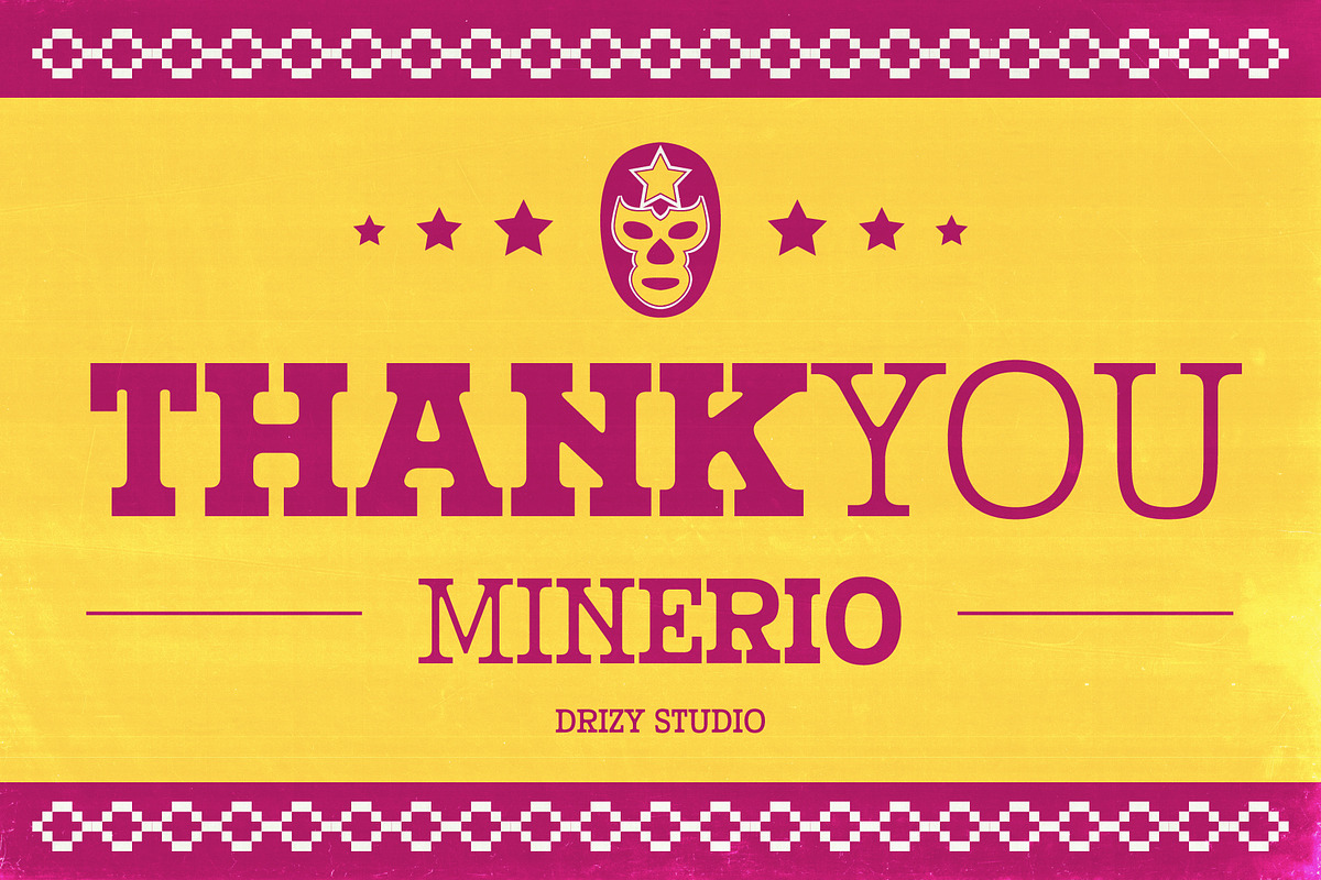 Minerio – Rounded Mexican Slab Font, a Slab Serif Font by Drizy (Photo 10 of 10)