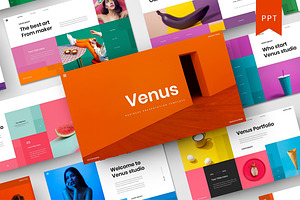 Venus - Business PowerPoint Template, a Presentation Template by Dens Creative Studio