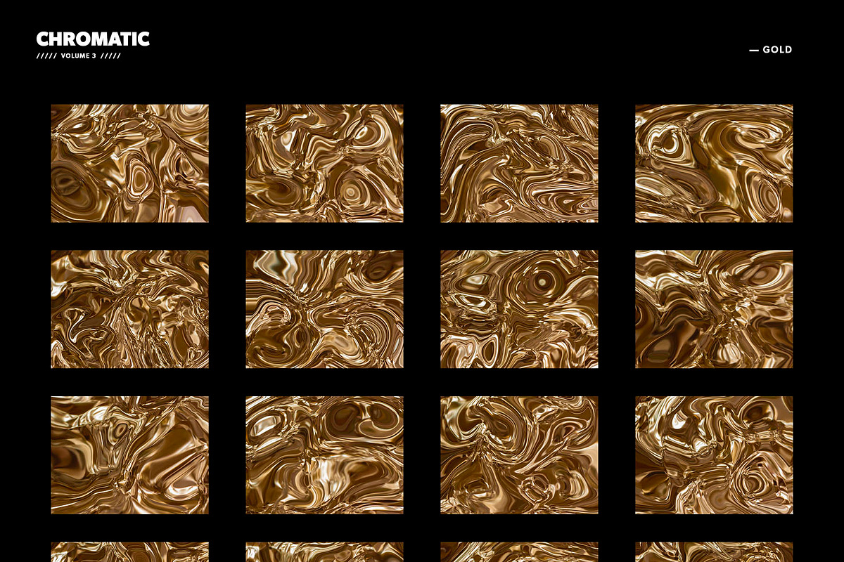 CHROMATIC - Liquid metal backgrounds, a Background Graphic by RAWSTR (Photo 9 of 12)