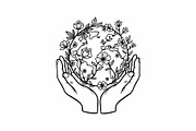 Eco Earth Care Vector Icon Bundle, an Illustration by Designs_River (Thumbnail 26 of 51)