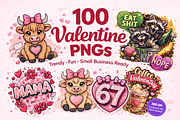 Valentine PNG Bundle – 100 Designs, an Object Graphic by MIRoots Design Studio (Thumbnail 1 of 6)