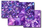 Purple Opal Pattern, an Illustration by DreamPrint404 (Thumbnail 4 of 5)