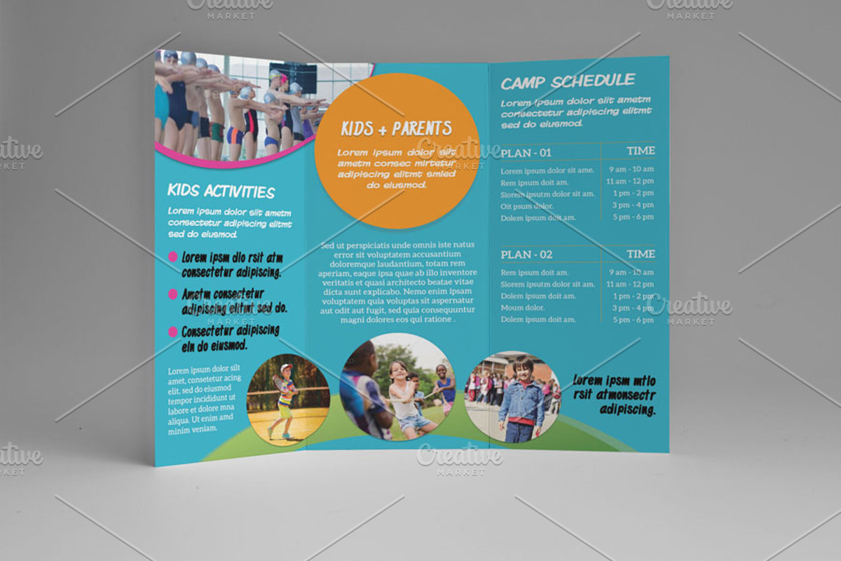 Kids Summer Camp Trifold -V492, a Brochure Template by Template Shop (Photo 4 of 5)