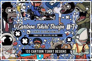Cartoon Vector #7 Designs Bundle