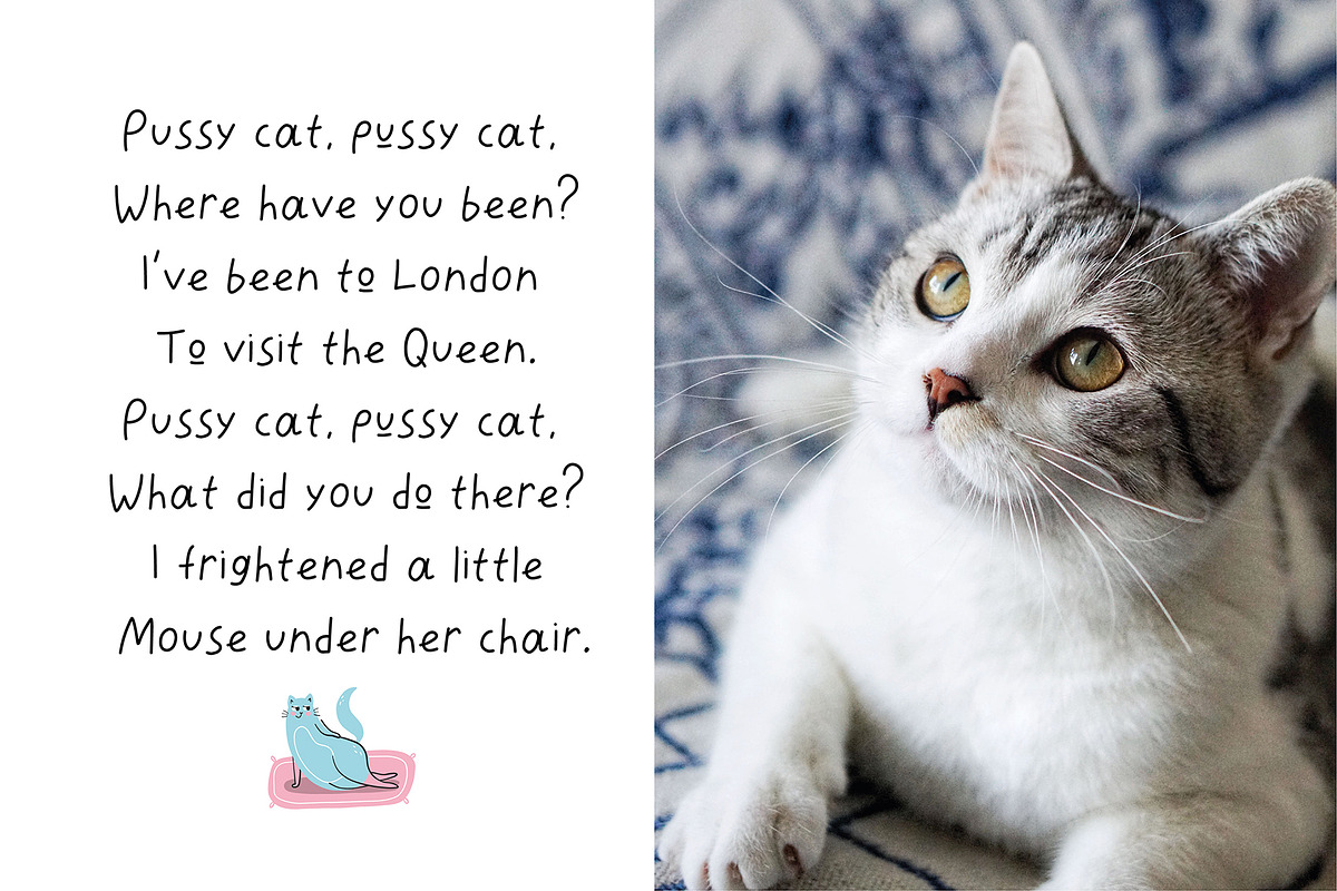 Lazycat Kids font, a Script Font by JuliyArt (Photo 5 of 9)
