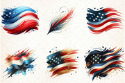4th of July Brushstroke Sublimation, an Illustration by Libby Wishes (Thumbnail 2 of 12)