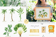 TROPICAL GREENHOUSE. Plants & decor, an Object Graphic by AnnaTkachi (Thumbnail 3 of 9)