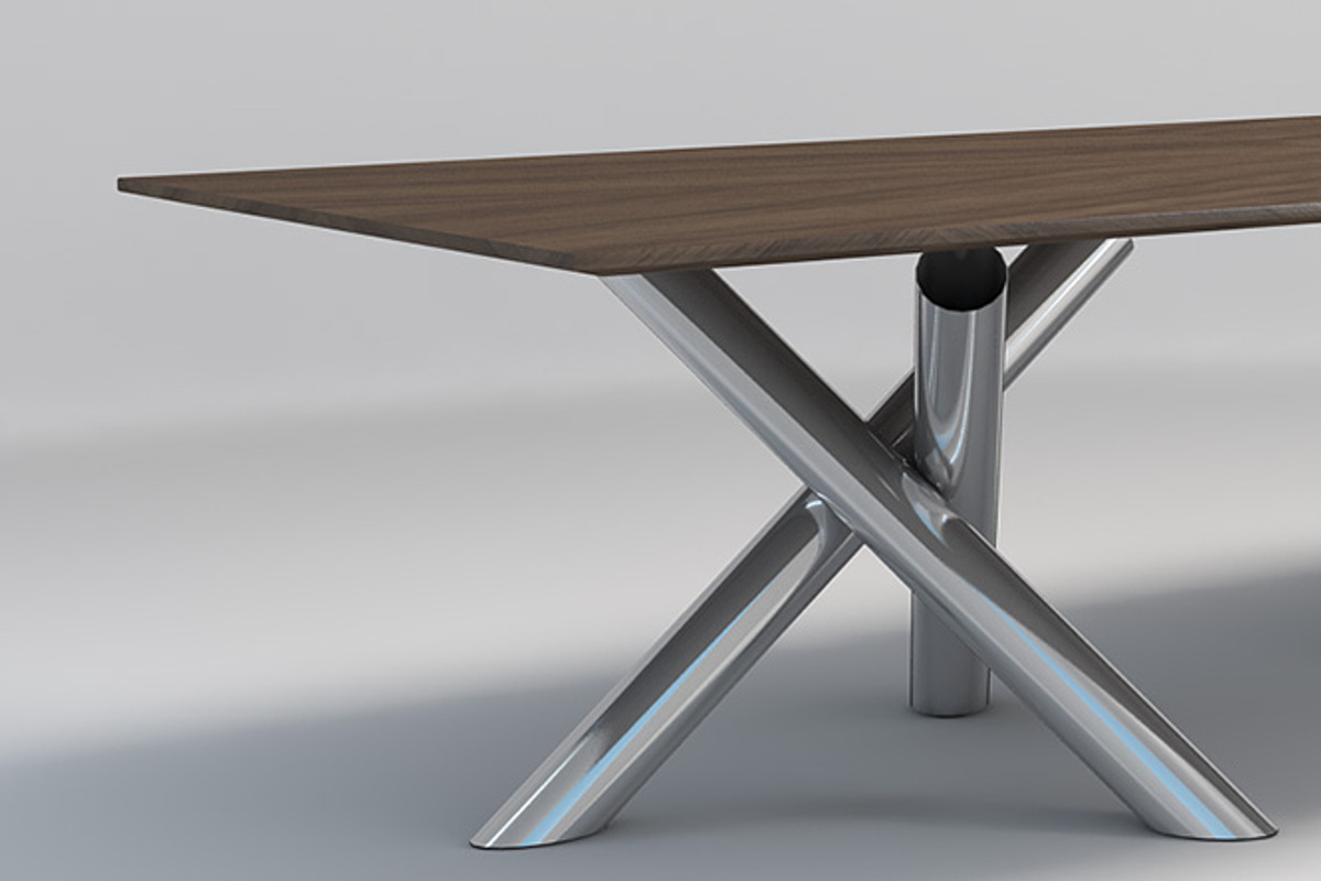 Minotti Van Dyck dining tables, a Furniture 3D Model by WidhiMuttaqien (Photo 8 of 12)