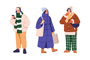 People in fashion winter clothes set, a Person Illustration by Good Studio (Thumbnail 4 of 5)