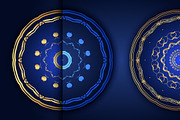 Mandala Oriental Floral art Bundle, a Background Graphic by NJ Himel (Thumbnail 92 of 97)