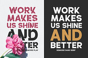 Demoise - 2 Font Styles (28 Fonts), a Sans Serif Font by Maculinc Type (Thumbnail 3 of 9)