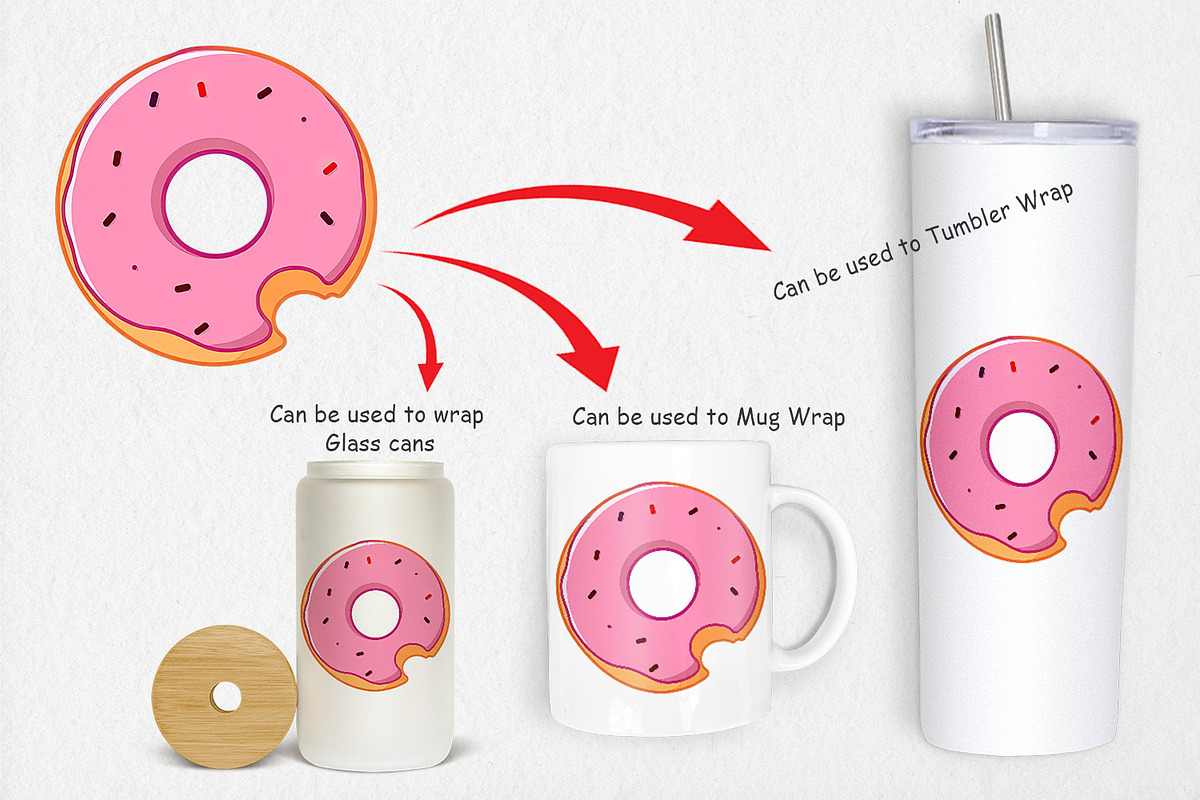 Bitten Donut Clipart, a Graphic by Artnoy (Photo 4 of 5)