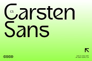 CS Carsten – Hybrid Sans Serif, a Sans Serif Font by Craft Supply Co. (Thumbnail 1 of 8)