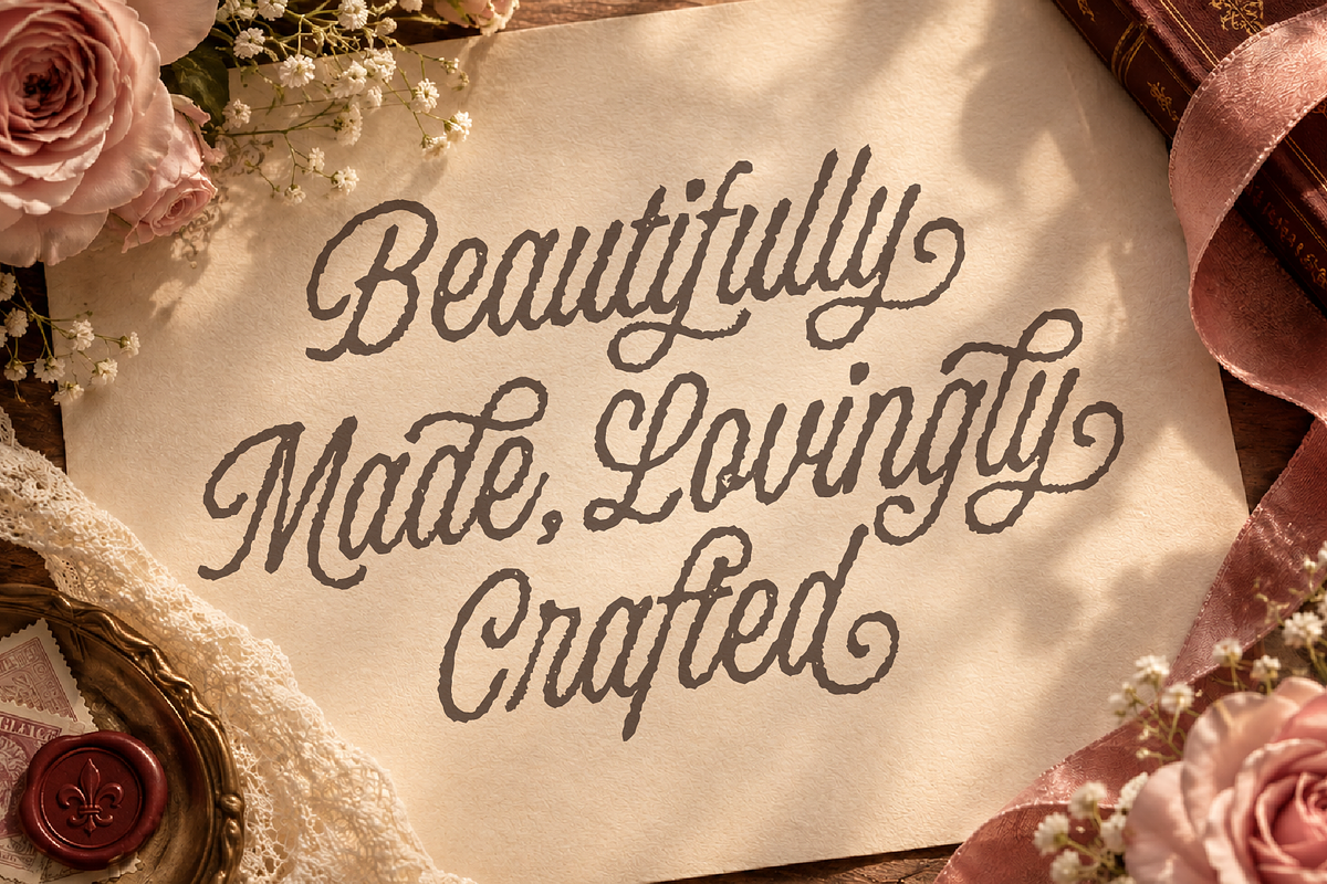 Maison Lovyelle, a Handwritten Font by Abbasy Studio (Photo 2 of 11)
