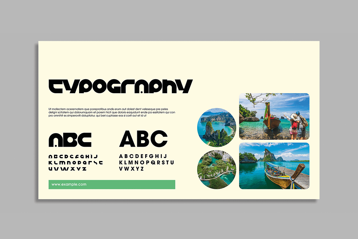 Creative Tropical Travel Mood Board, a Social Media Template by MightyDesign (Photo 5 of 9)