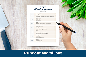 Meal Planner Template