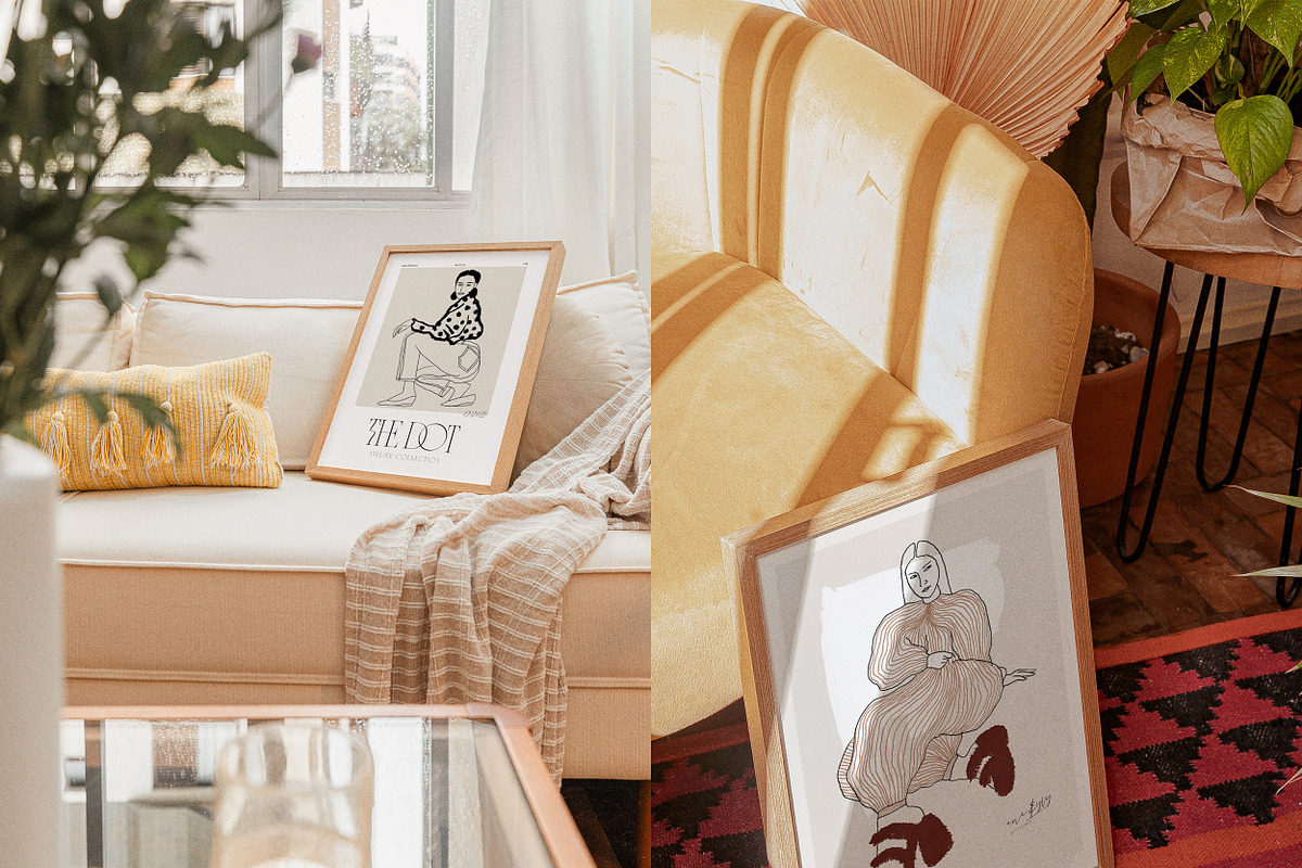 Imperfect Interior Frame Mockup Set, a Household Mockup by Salt Color Studio (Photo 12 of 28)