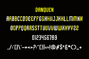 Dannquen - Round Tall Font, a Sans Serif Font by Iqsiart Studio (Thumbnail 5 of 6)