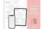 Wedding Day Timeline Template, a Stationery Template by Templatables (Thumbnail 7 of 9)
