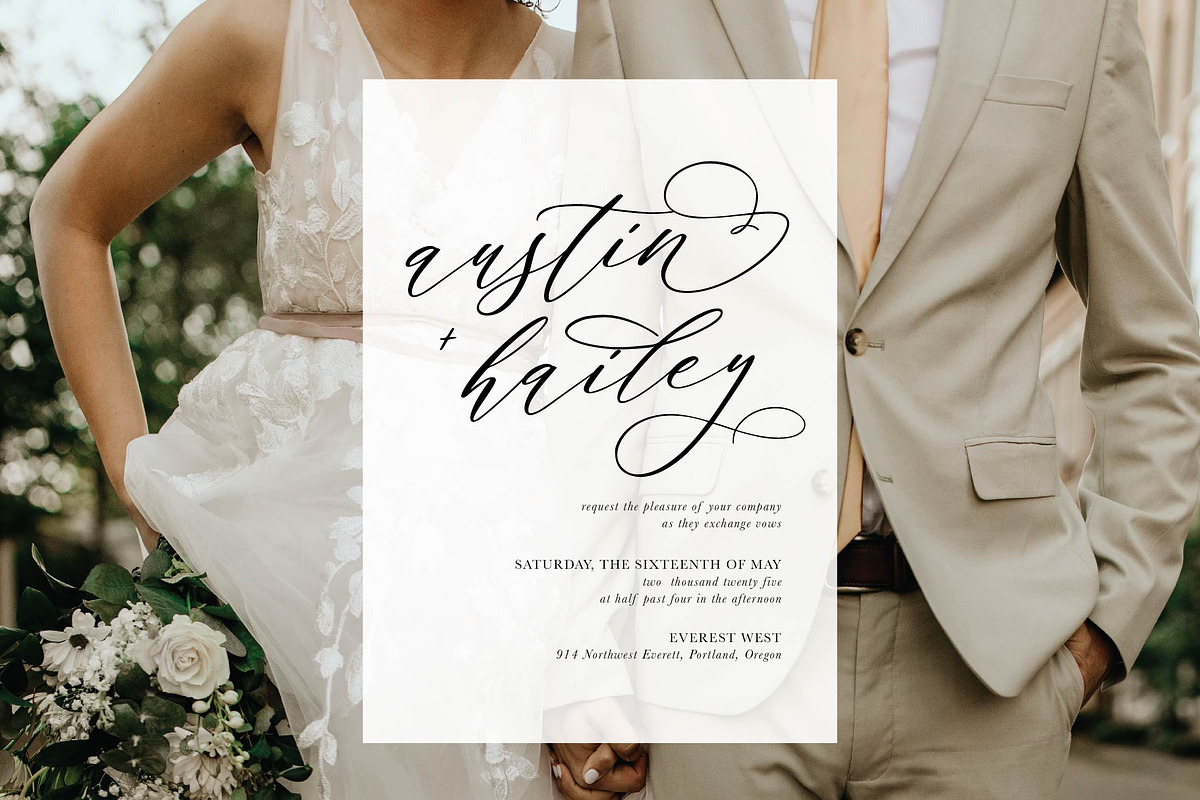 Elorie Calligraphy Script, a Script Font by etigletters (Photo 1 of 12)