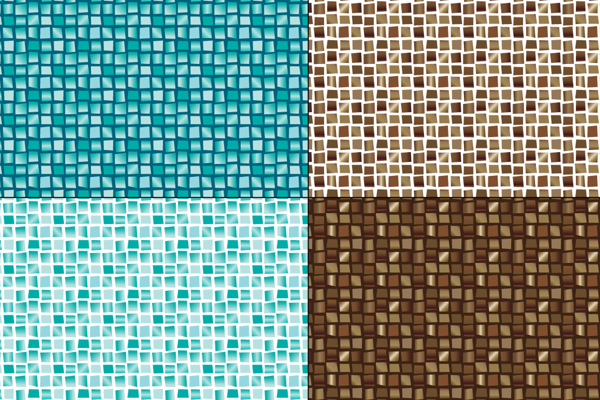 Seamless Mosaic Background Patterns preview 6