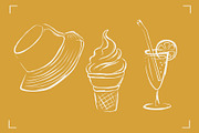 SUMMER VACATION VECTOR SET, a Seasonal Illustration by Bonfloret Studio (Thumbnail 5 of 7)