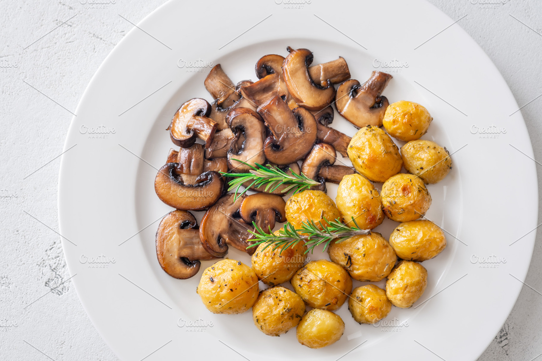 Roasted baby potatoes, a Food & Drink Photo by Alexander Prokopenko