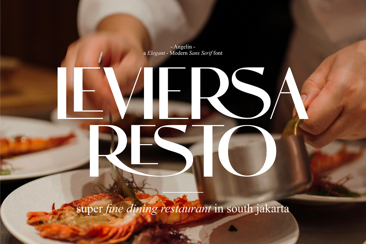 Angelin - Modern Sans Serif Font, a Sans Serif Font by Keithzo (Photo 6 of 9)